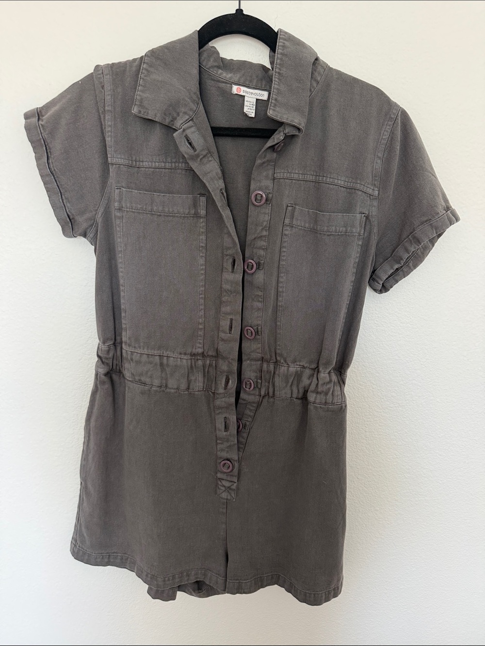 Washed Gray one piece